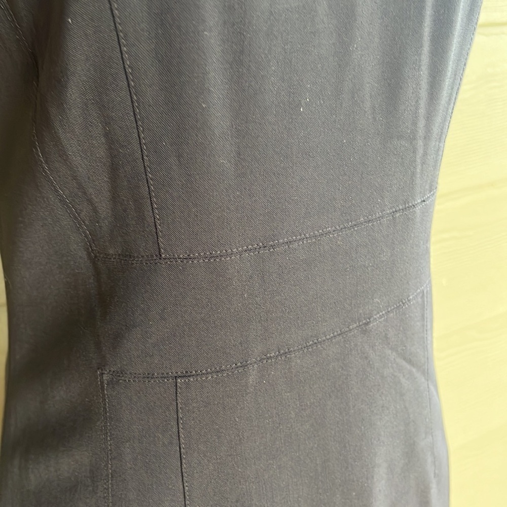 Theory Wool Blend “Taline” Sleeveless Sheath Dress View 3